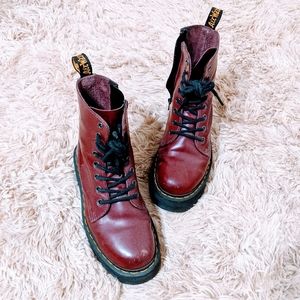 Dr.Martens Jadon Boots in Cherry